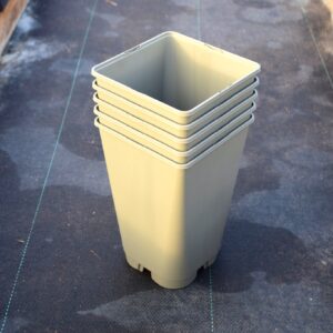 X5 - Pots carré - 14x14x22cm (3L) - souples et résistants